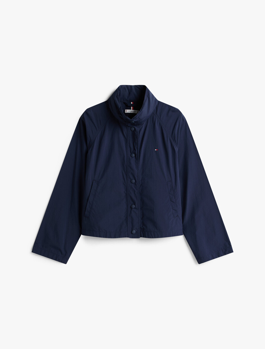 kurze nylon-windjacke