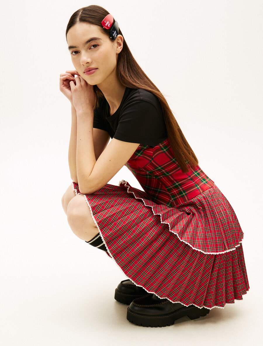 tommy girl tartan bustierkleid
