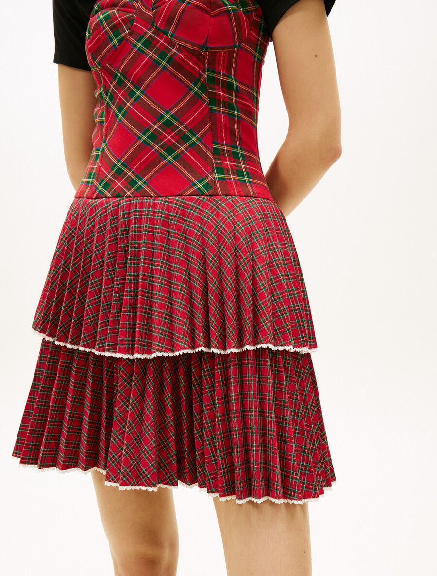 tommy girl tartan bustierkleid