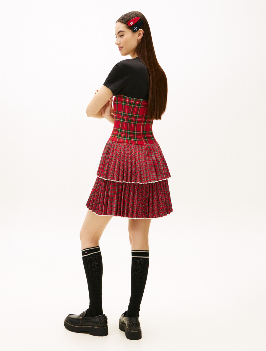 tommy girl tartan bustierkleid