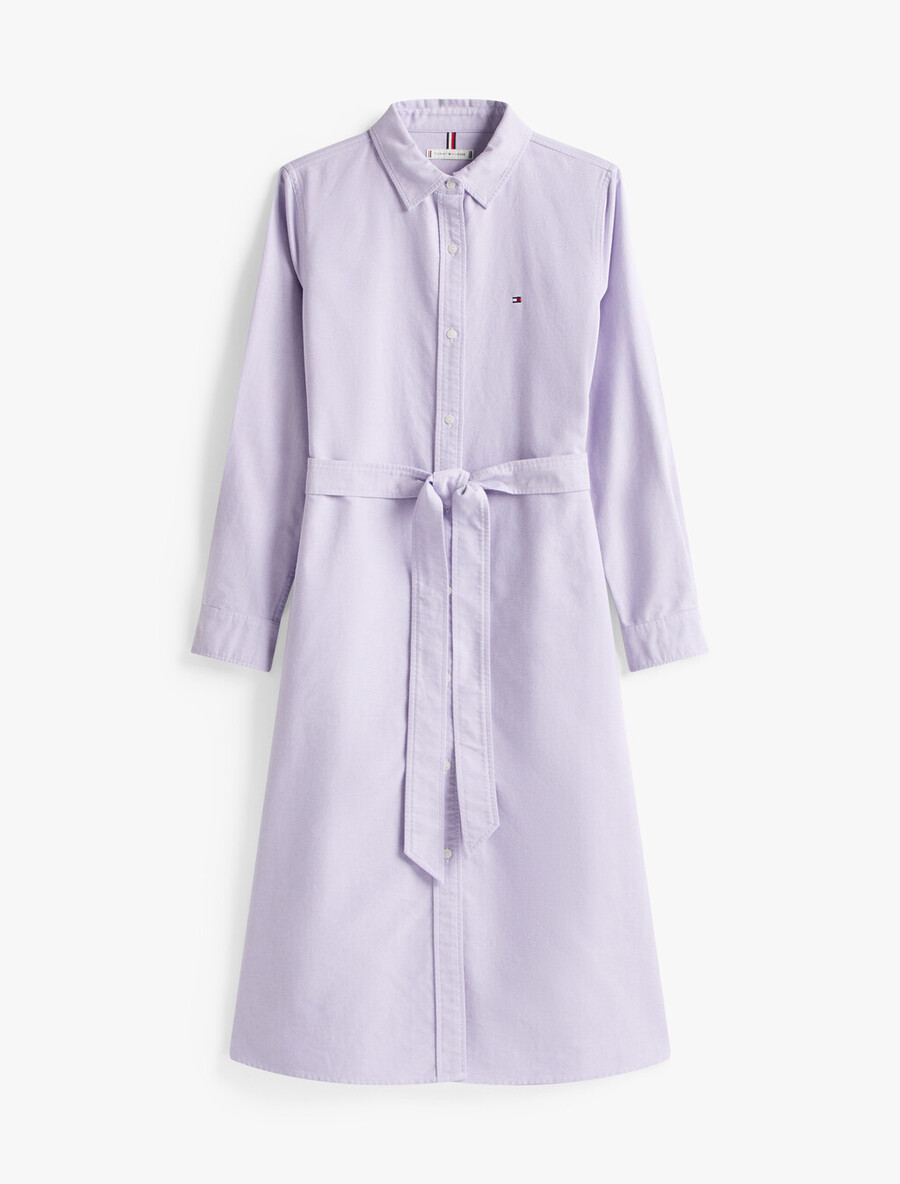 oxford-kleid in asiatischer passform