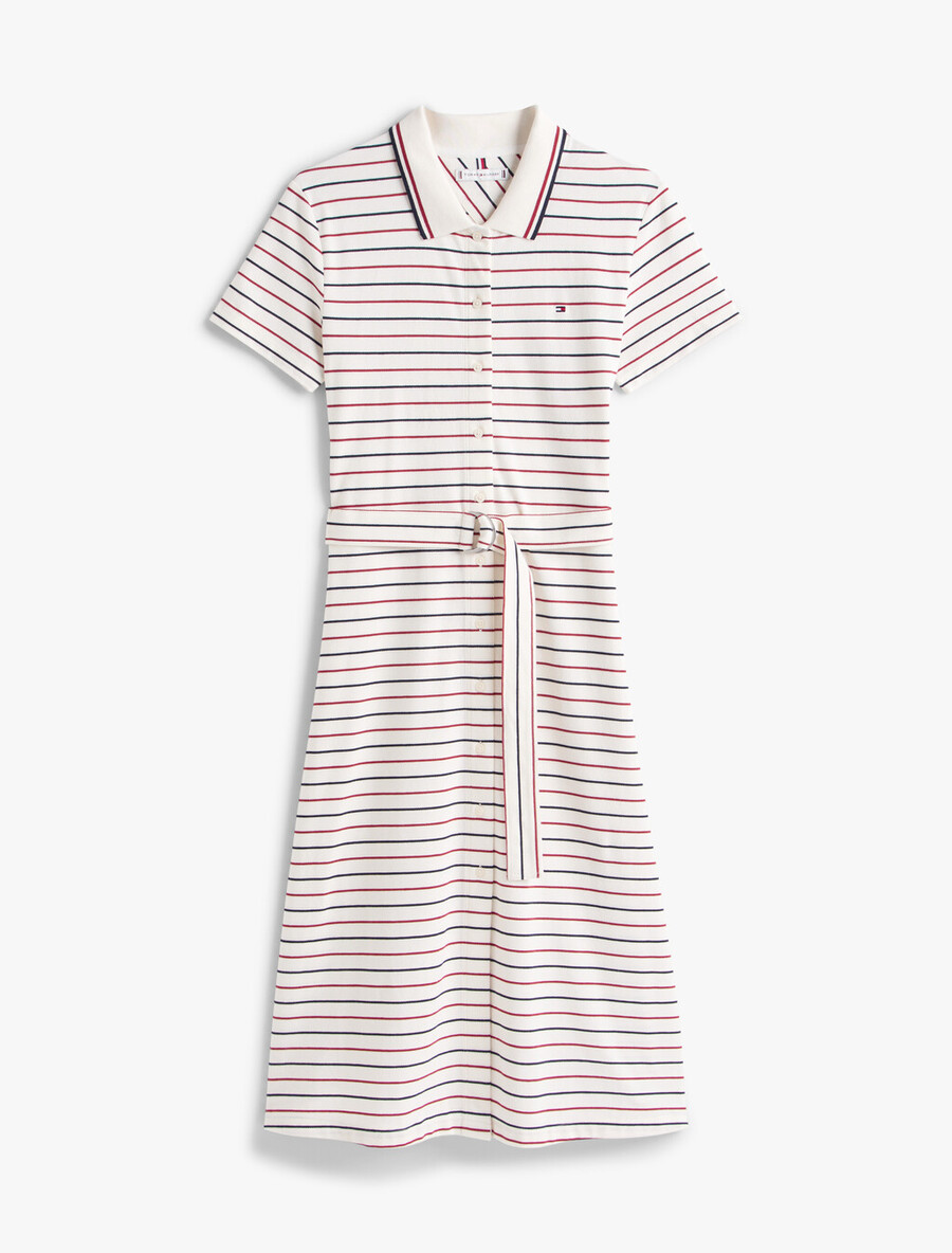 asia fit midi fit flare polokleid