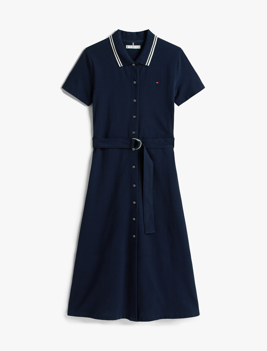asia fit midi fit flare polokleid