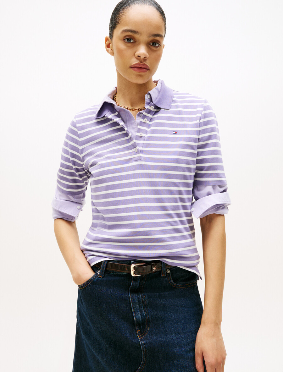 1985 kollektion flaggenstickerei regular polo