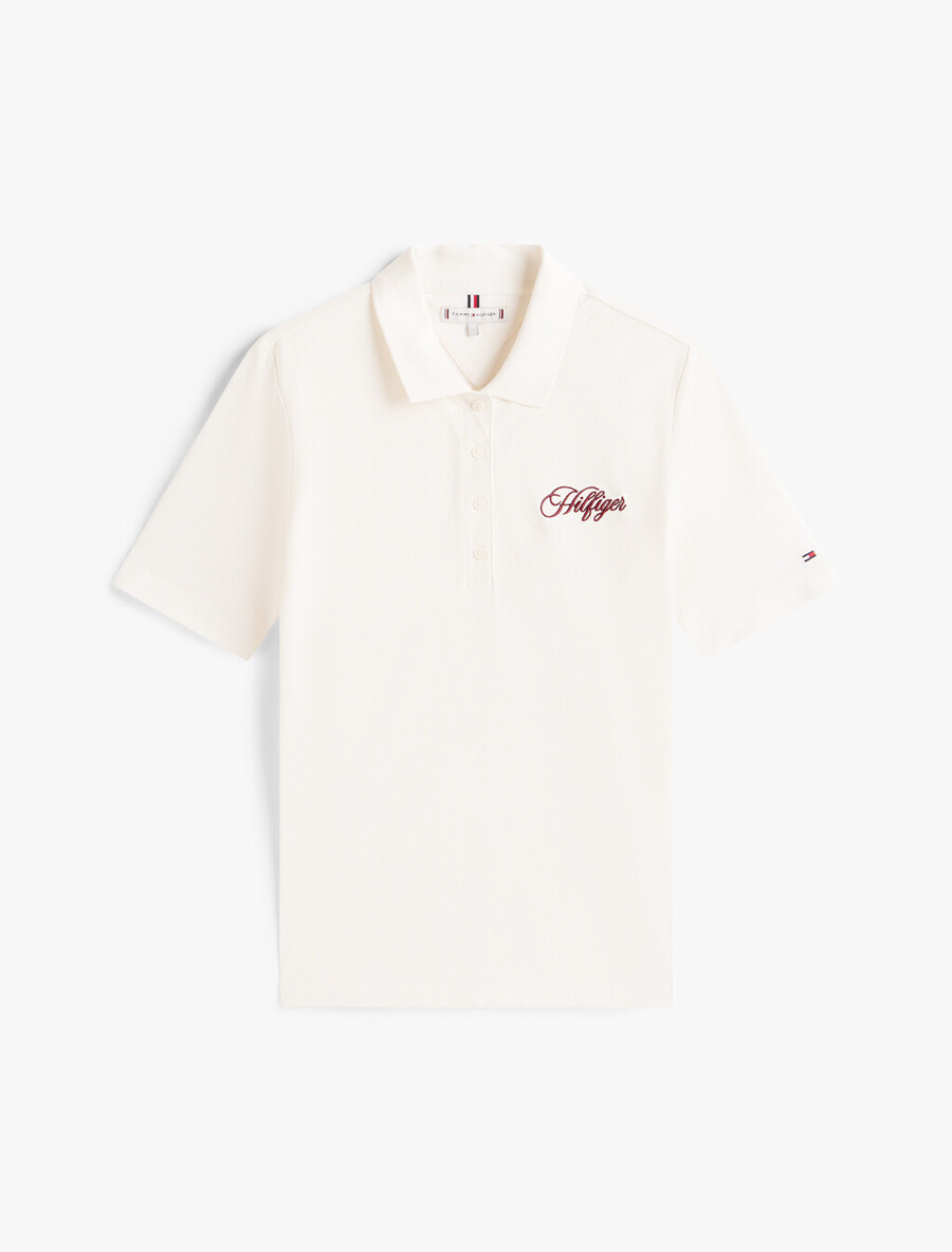 script logo regular polo