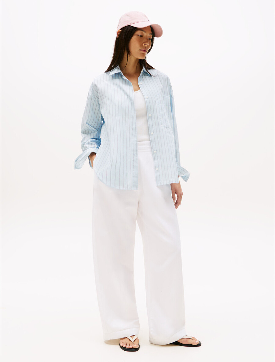 asia fit popeline easy shirt