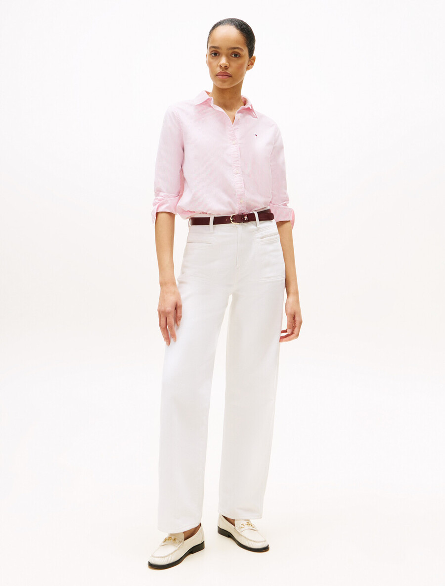 asia fit relaxed oxford shirt
