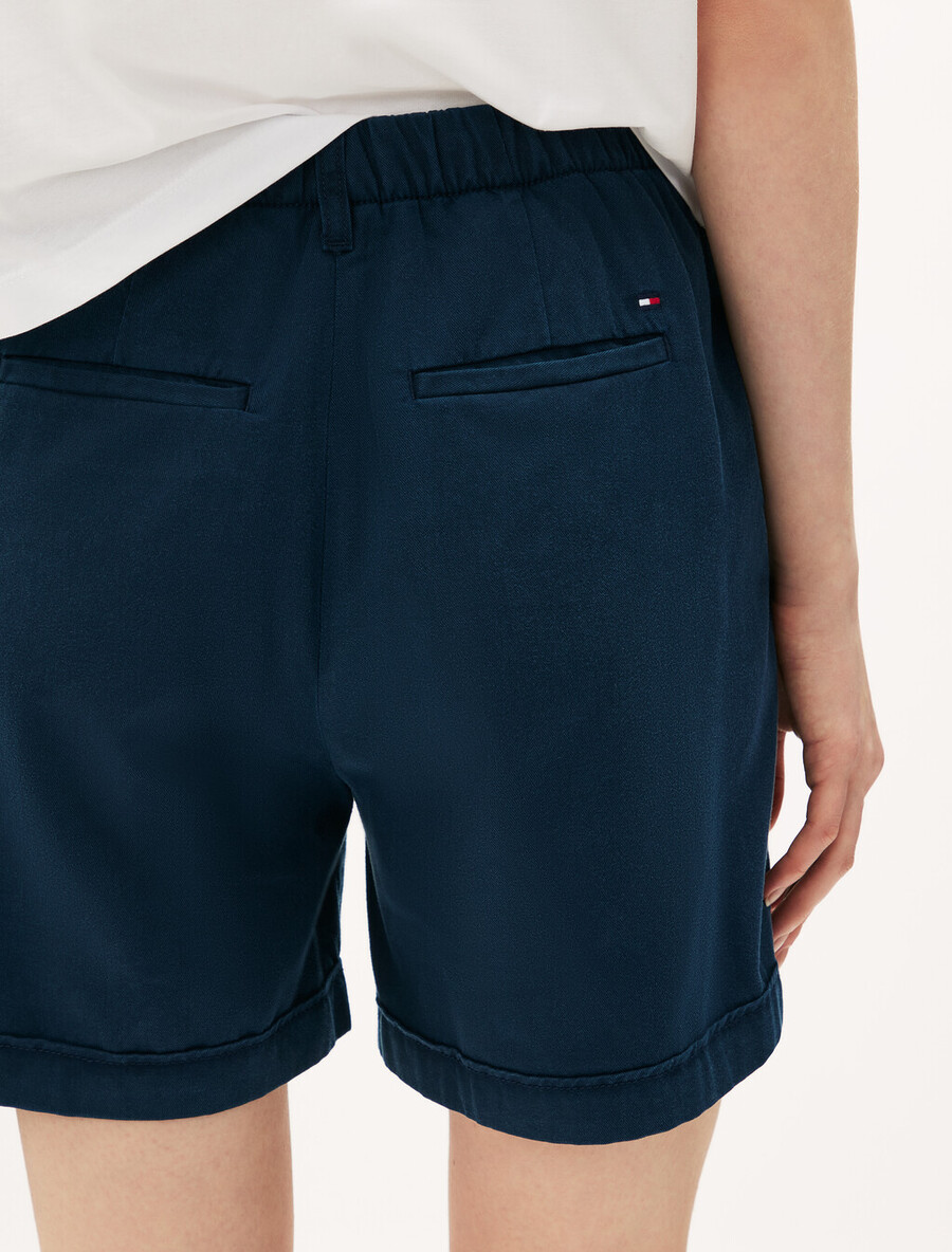 chino-shorts aus baumwollmischgewebe