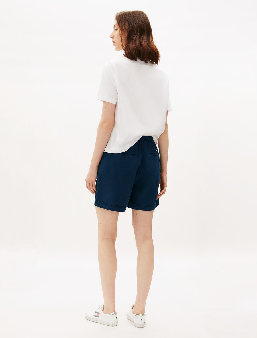 chino-shorts aus baumwollmischgewebe