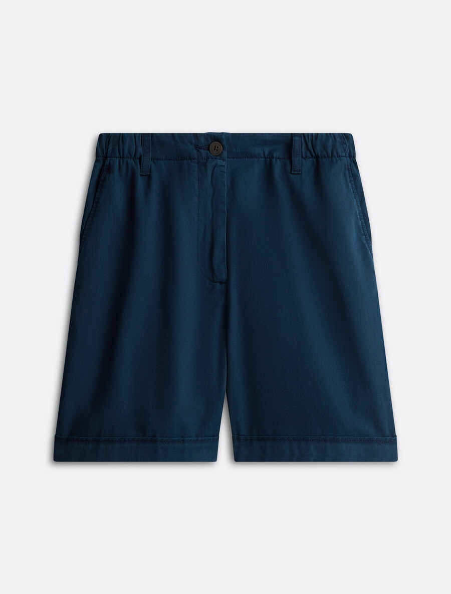 chino-shorts aus baumwollmischgewebe