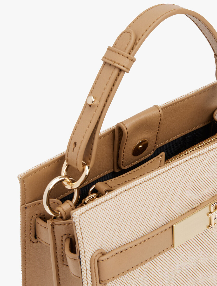 heritage canvas crossbody satchel