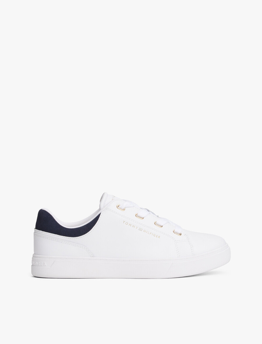 sneaker mit leder-cupsohle