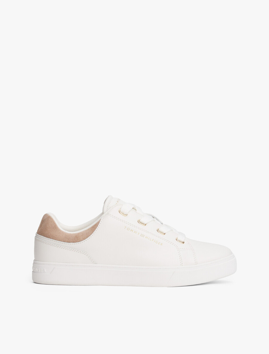 sneaker mit leder-cupsohle