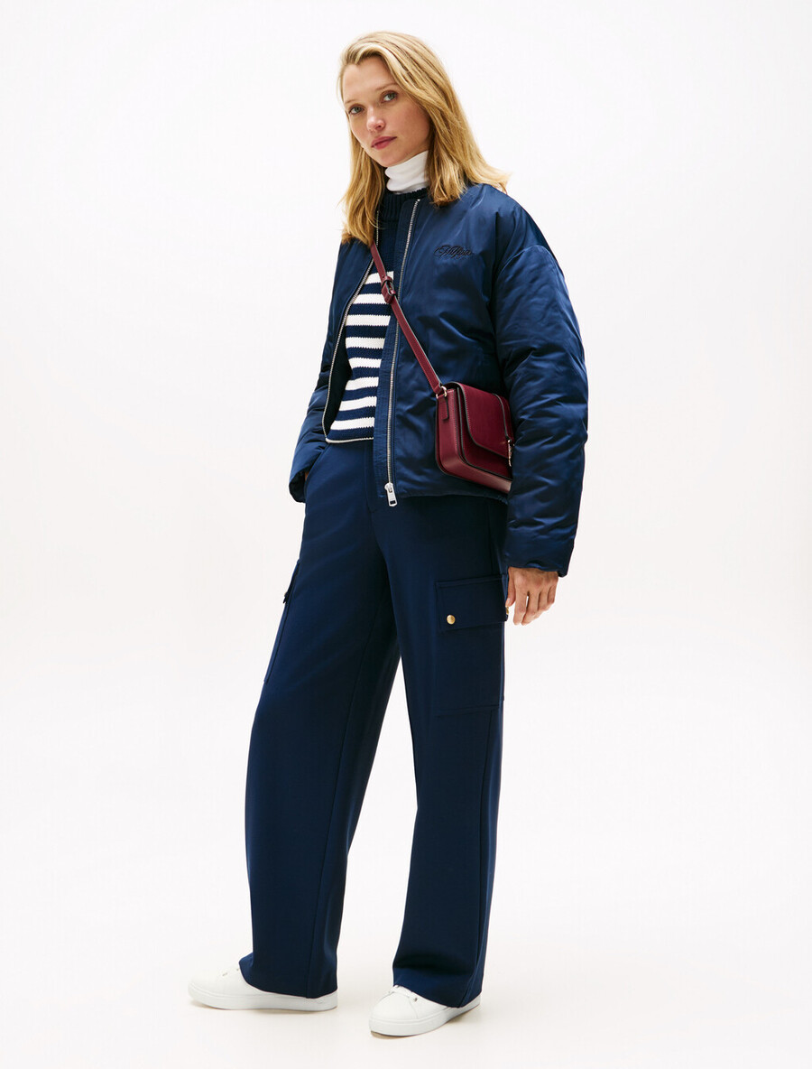 sneaker mit leder-cupsohle