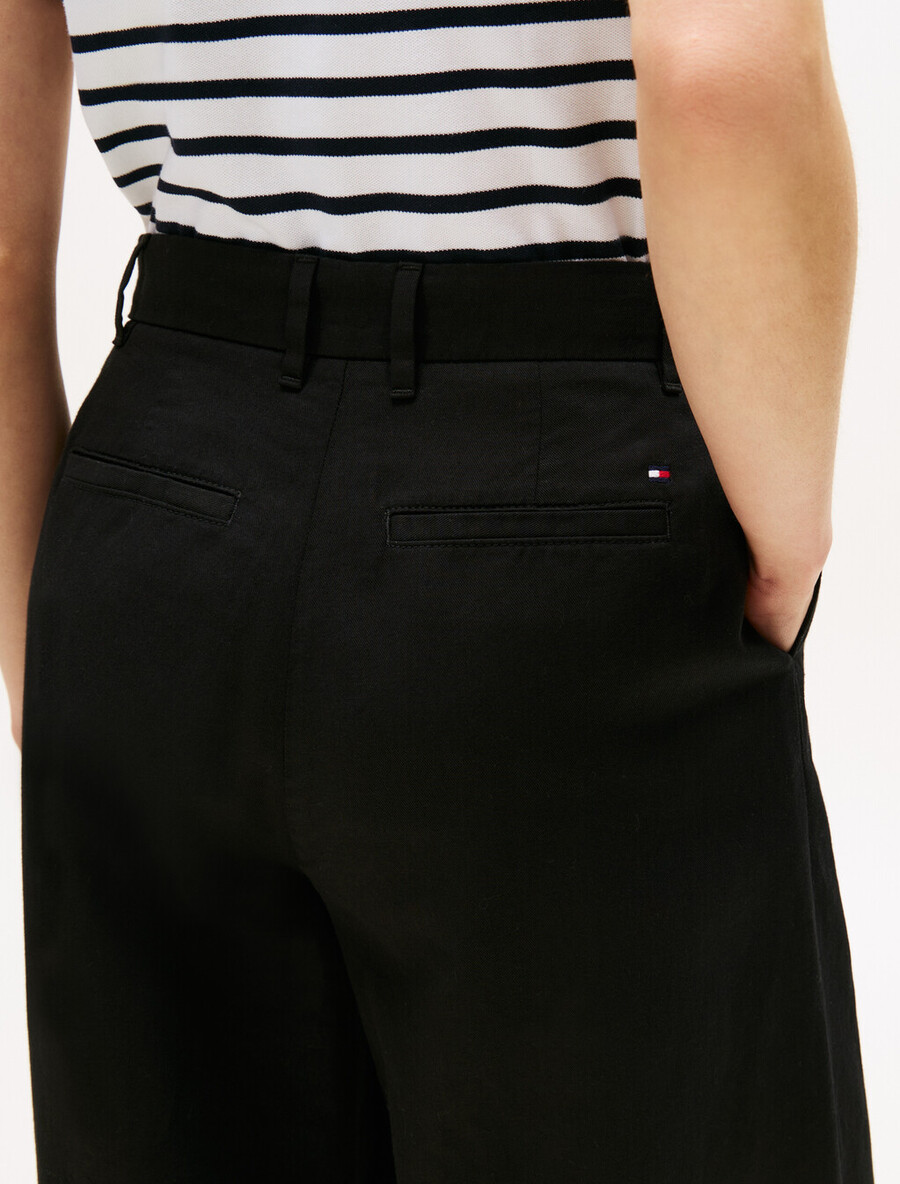 asia fit tencel leinen weite bein hose
