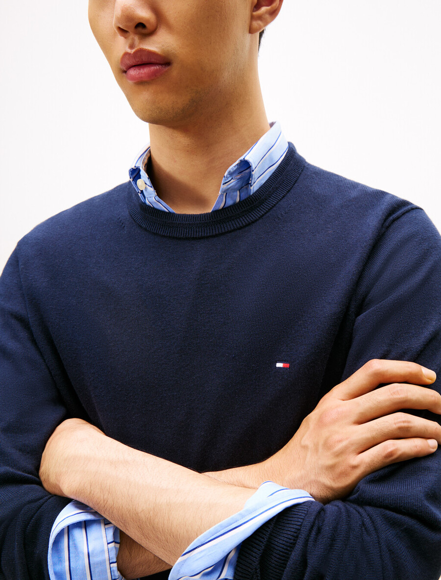 baumwoll-seiden-kaschmir-pullover
