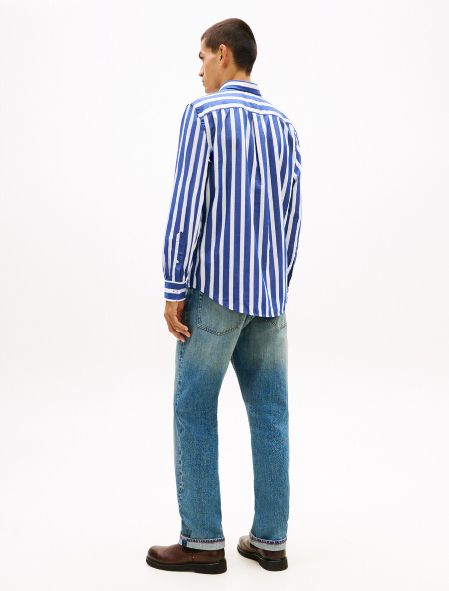 th flex regular fit streifenhemd