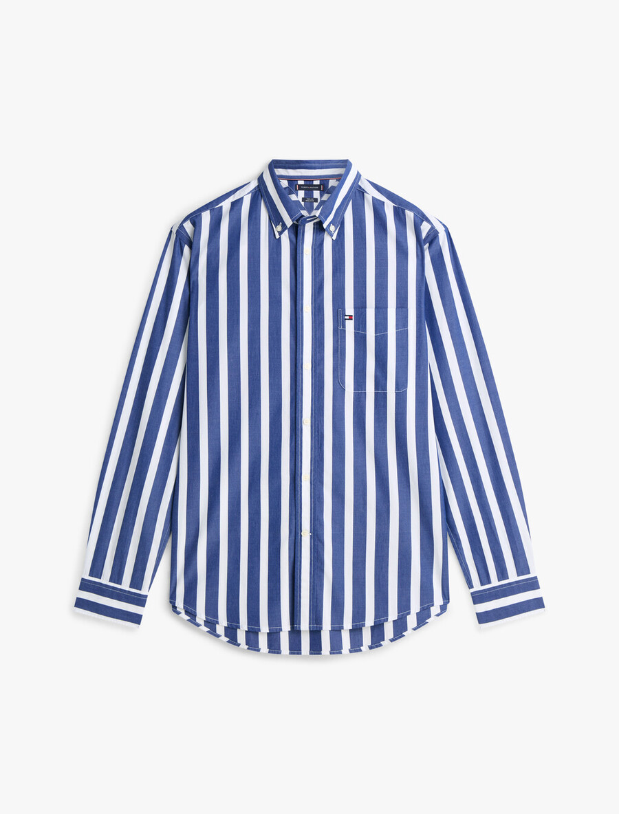 th flex regular fit streifenhemd