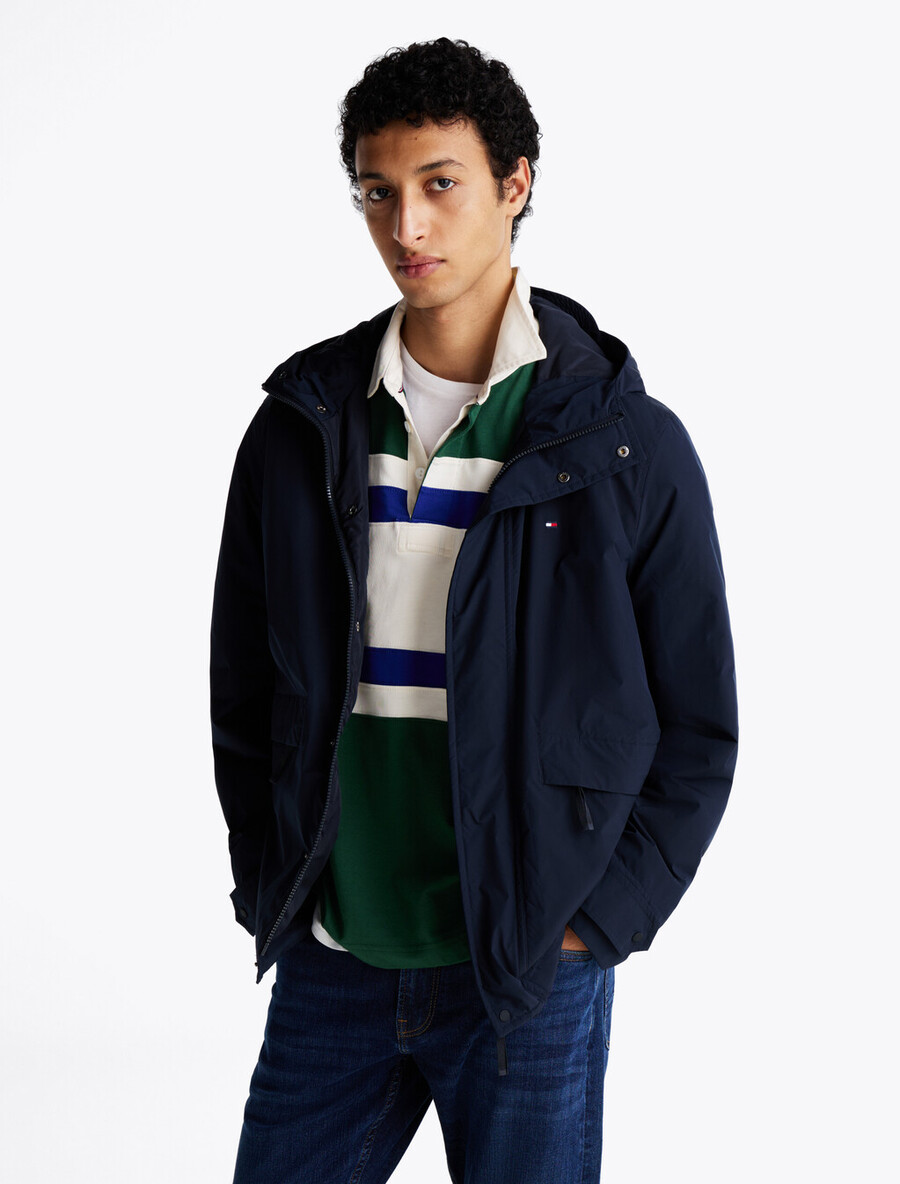 lässige packbare jacke
