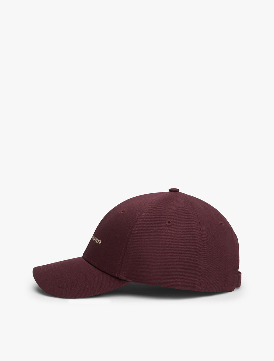 baseballkappe aus twill mit logostickerei und sechs panels