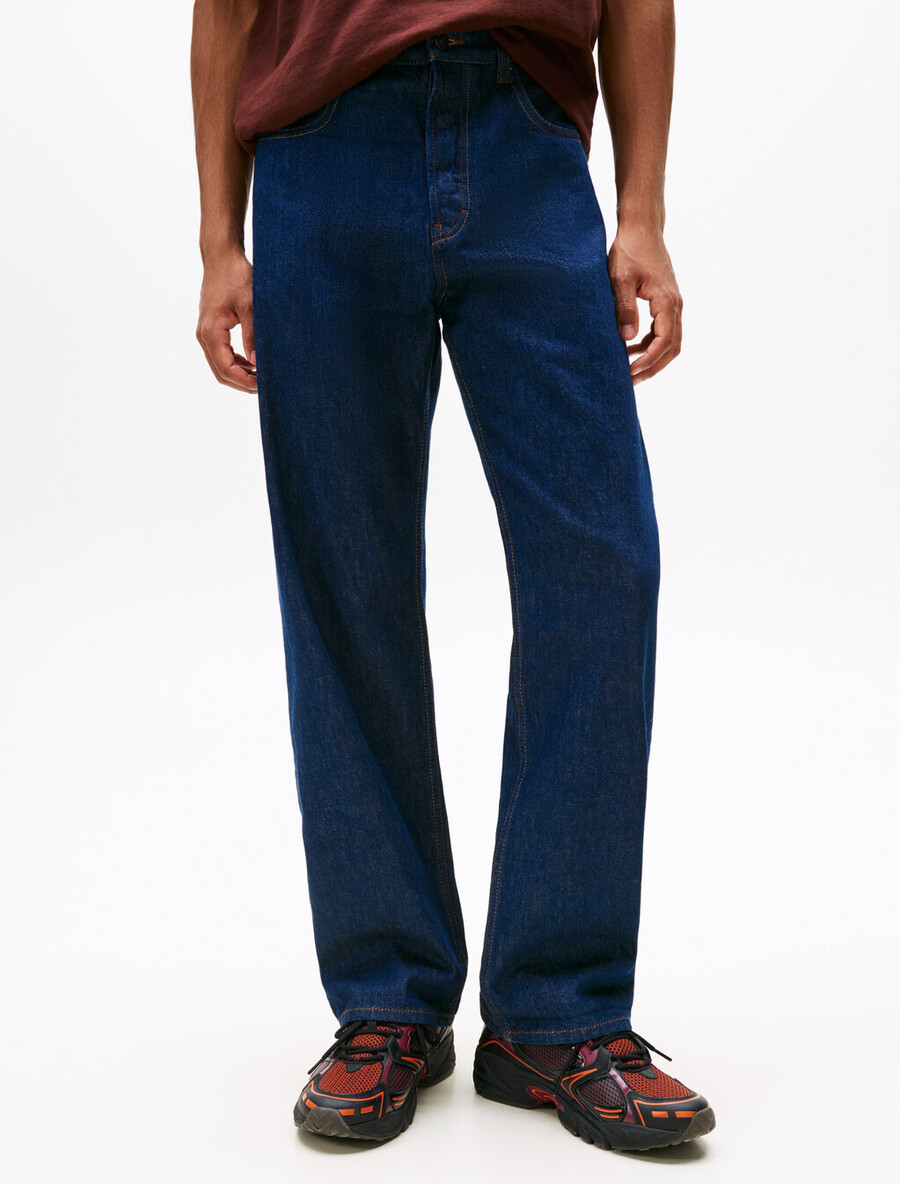 otis selvedge regular straight leg jeans