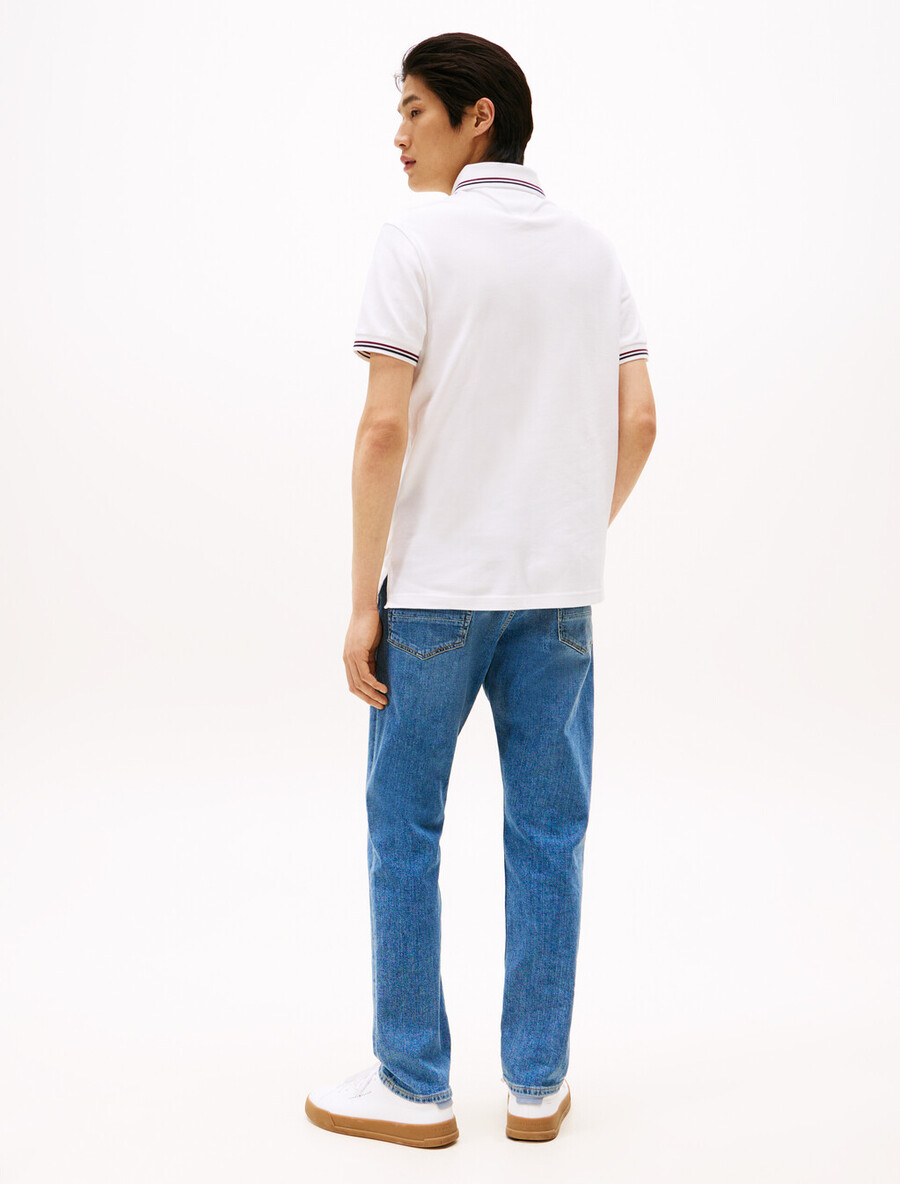 tipped slim polo