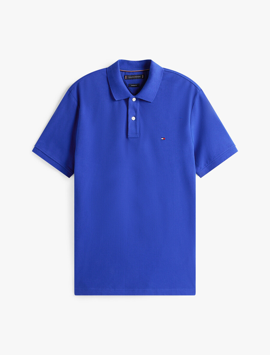 polohemd mit tartan-knopfleiste regular