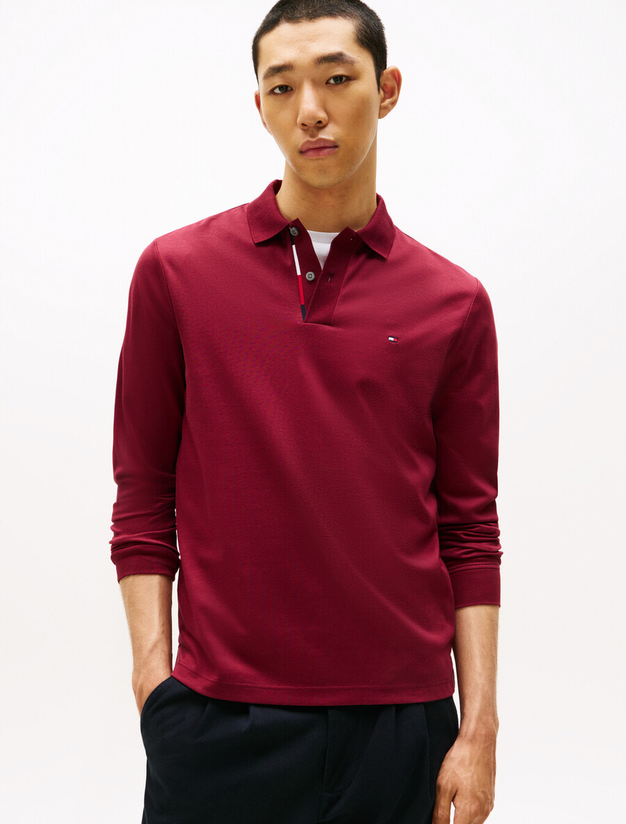 mercerisiertes jacquard-polo