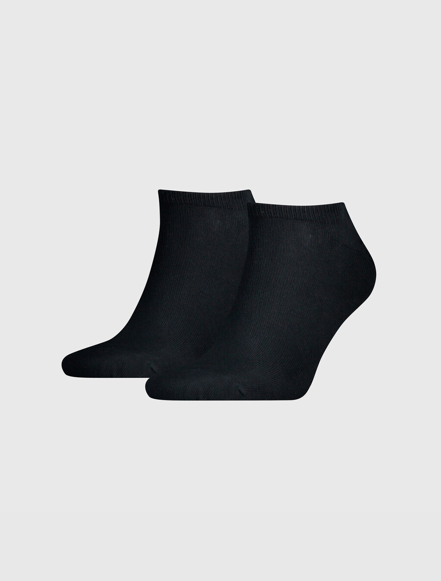 2er-pack einfarbige sneaker-socken
