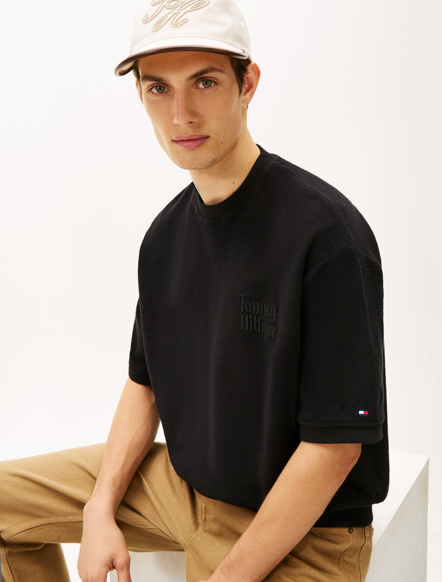 sweatshirt aus frottee