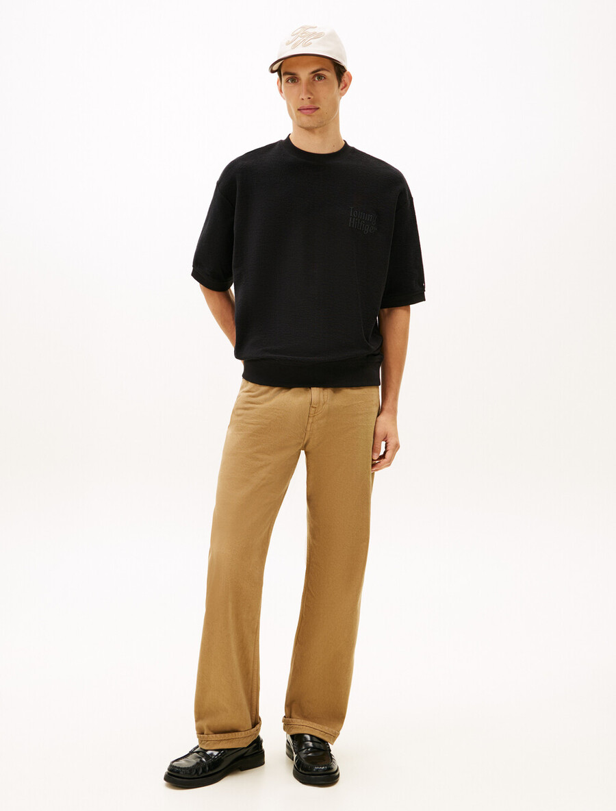 sweatshirt aus frottee