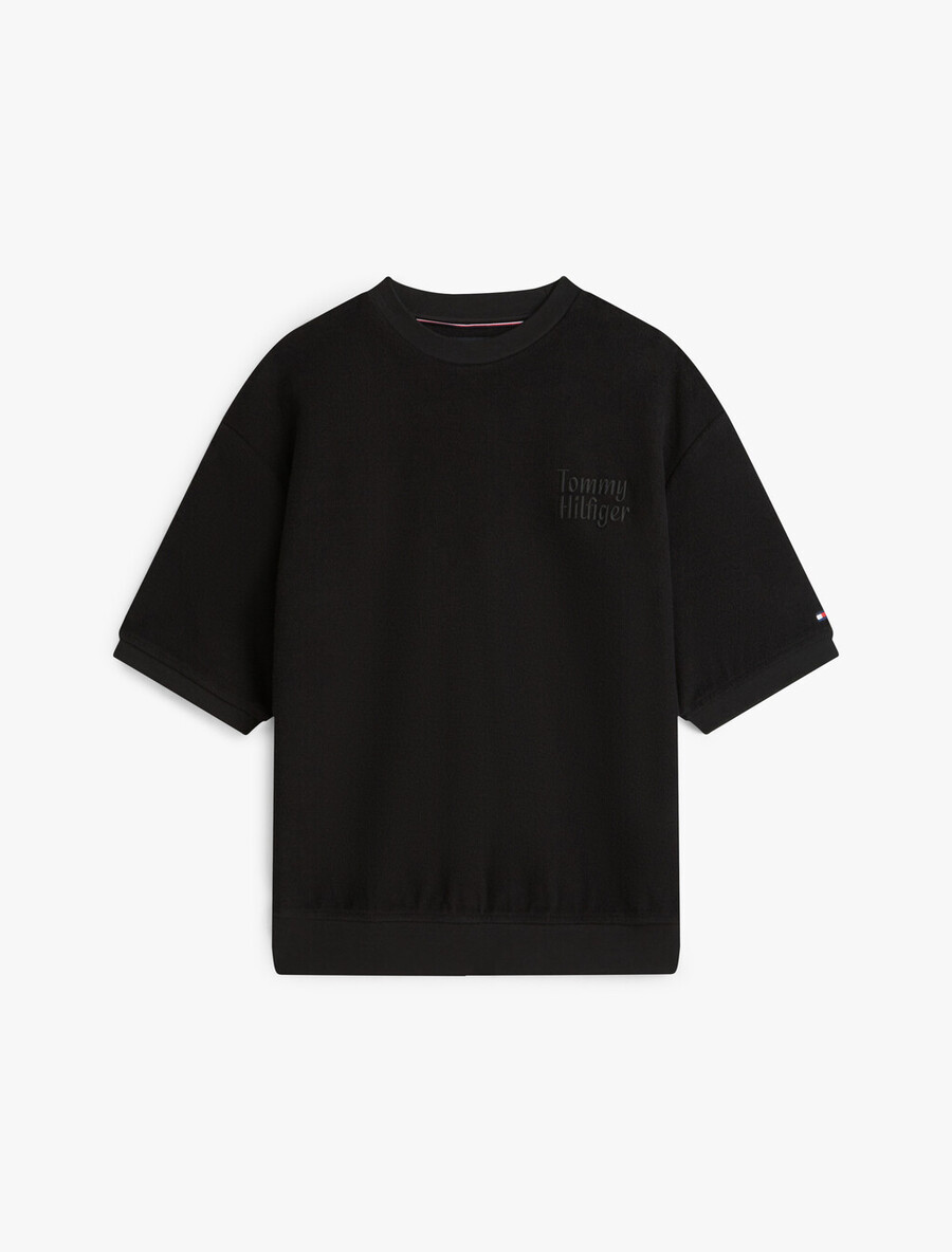 sweatshirt aus frottee
