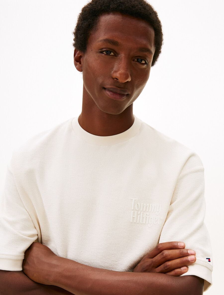 sweatshirt aus frottee