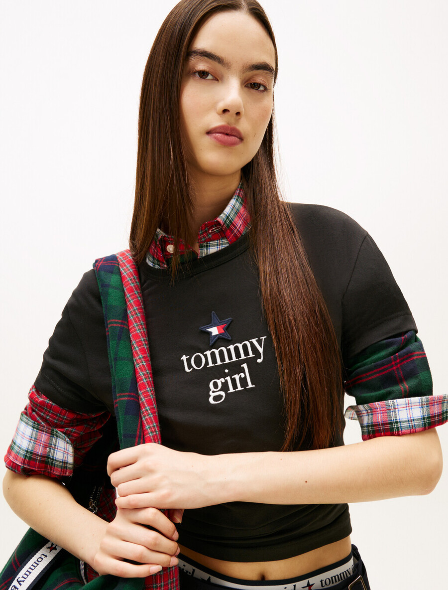 tommy girl star grafik-t-shirt