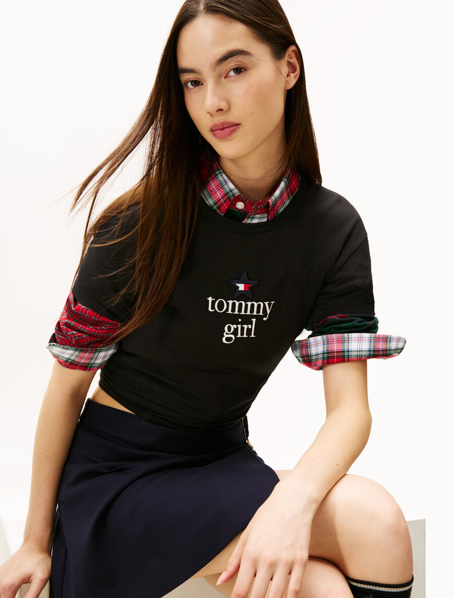 tommy girl star grafik-t-shirt