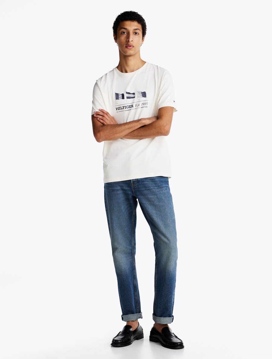 hilfiger flags t-shirt
