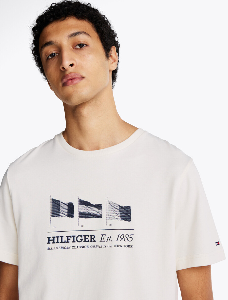 hilfiger flags t-shirt