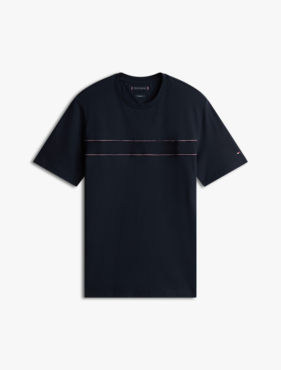 global stripe block t-shirt