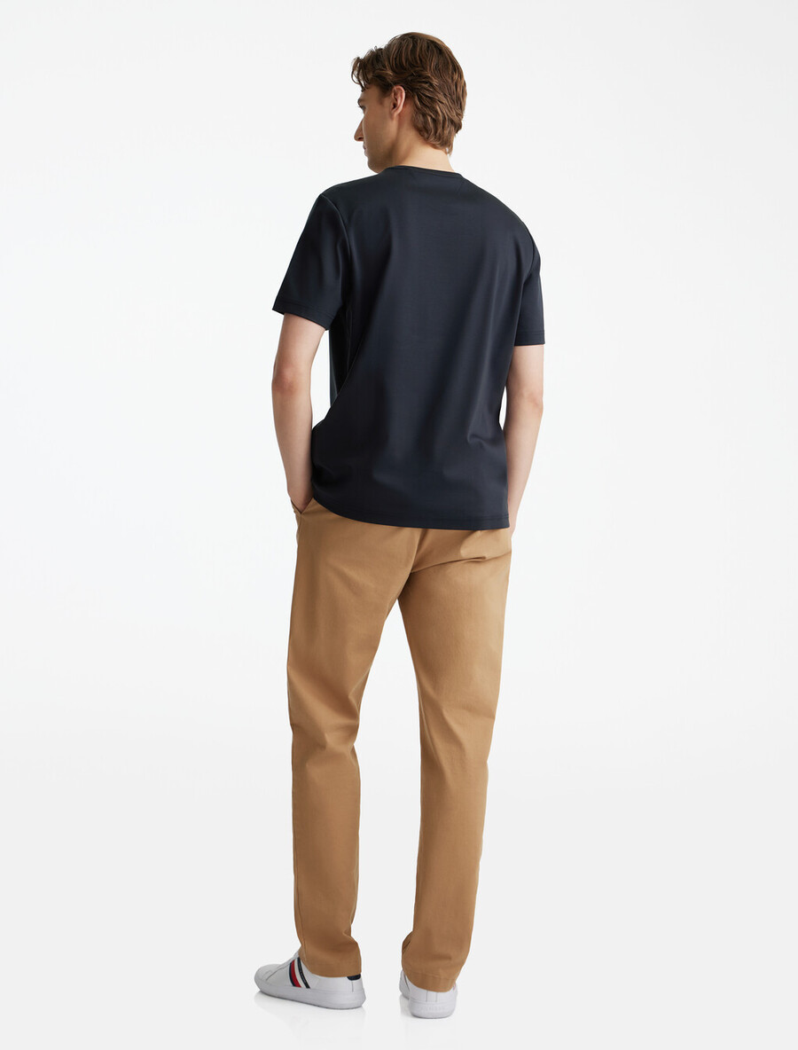 hilfiger flaggenstickerei t-shirt