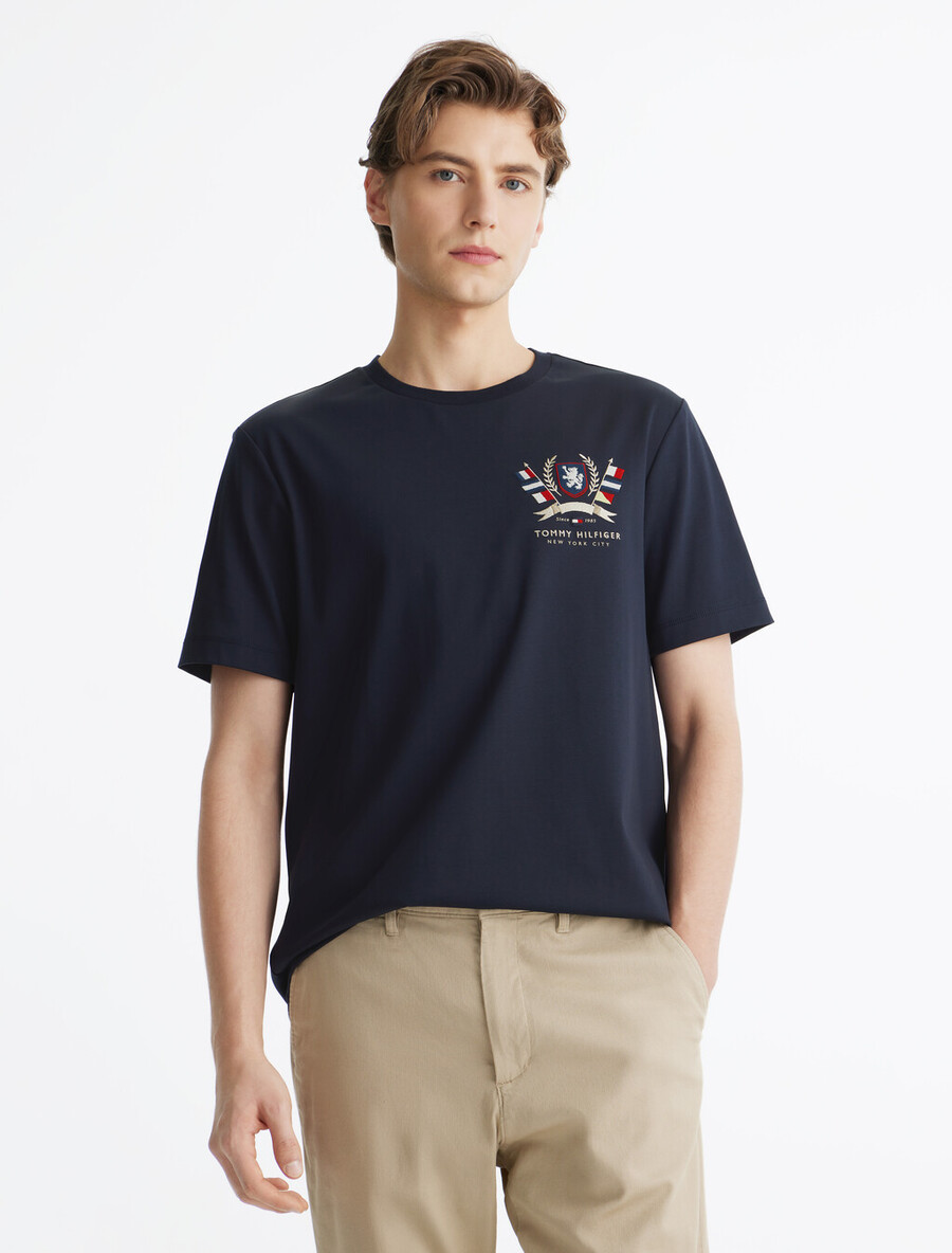 hilfiger crest interlock t-shirt