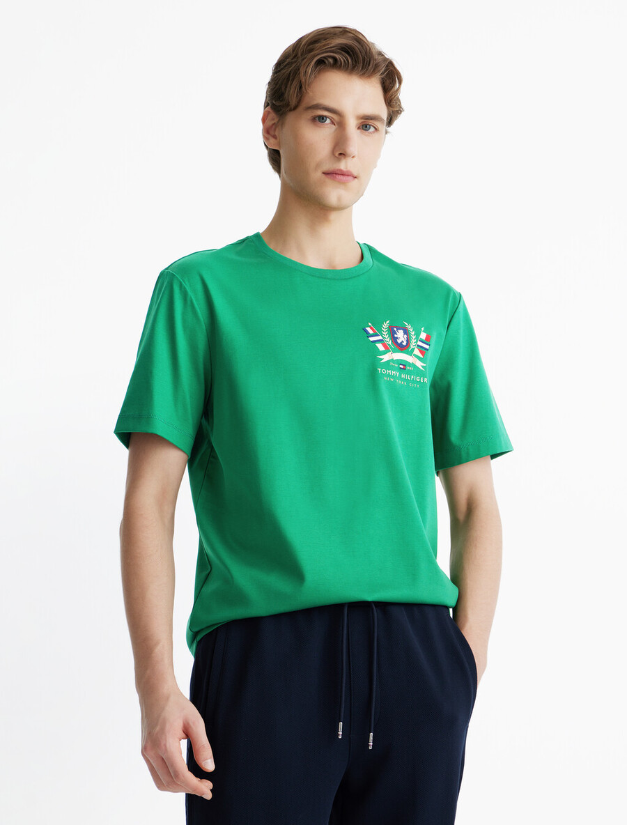 hilfiger crest interlock t-shirt