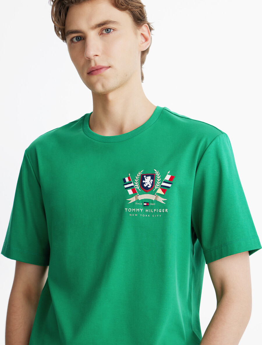 hilfiger crest interlock t-shirt