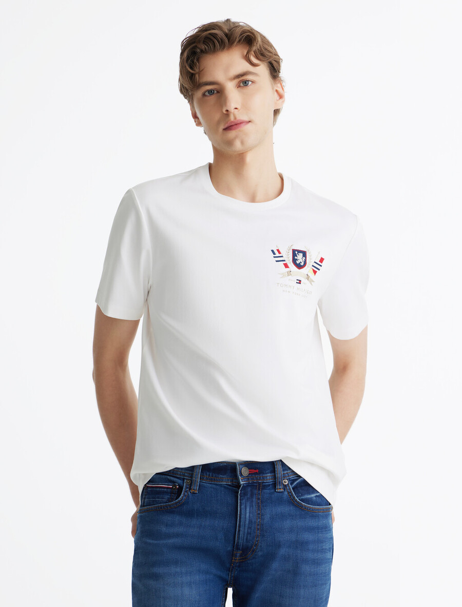 hilfiger crest interlock t-shirt