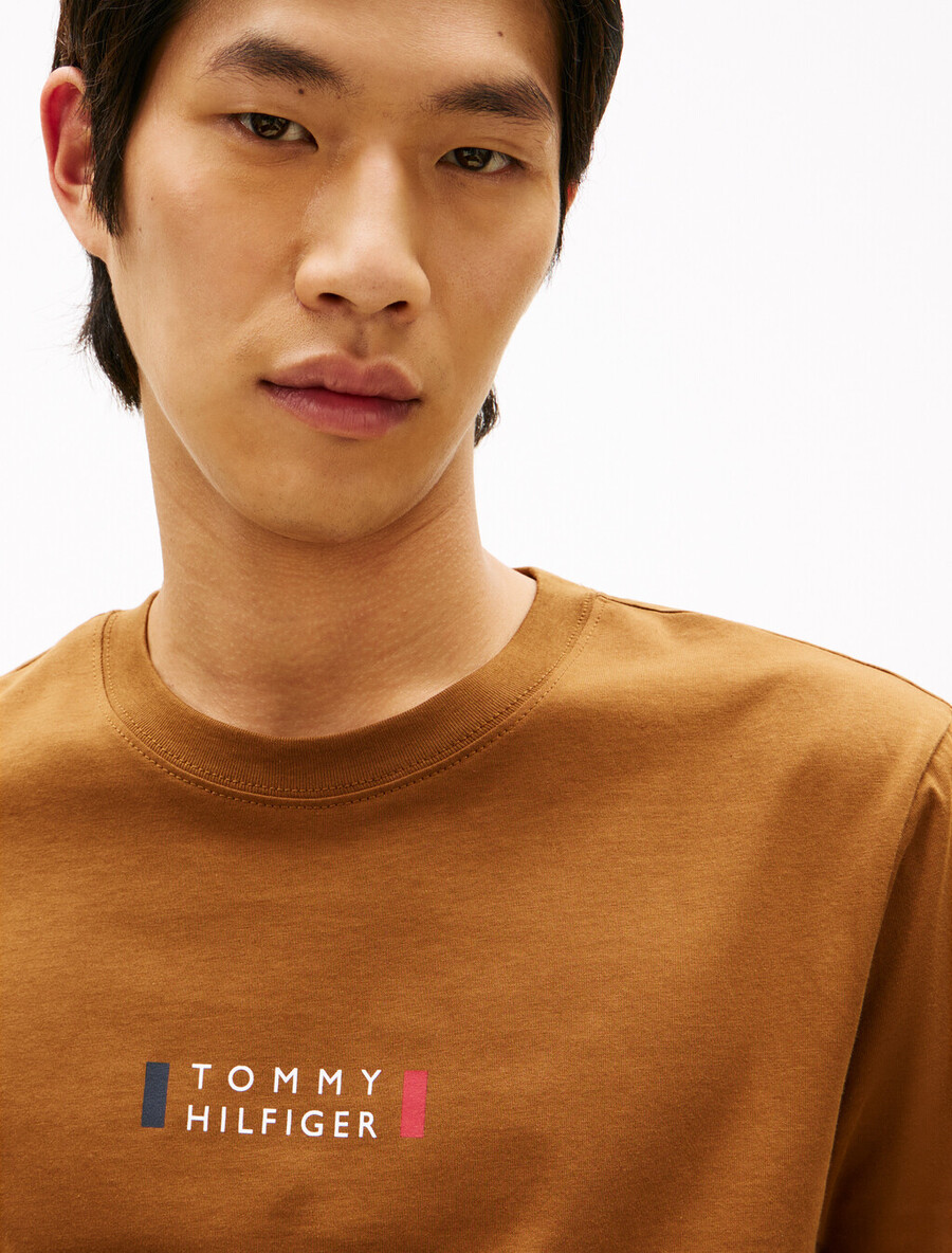 langarm-t-shirt mit logo