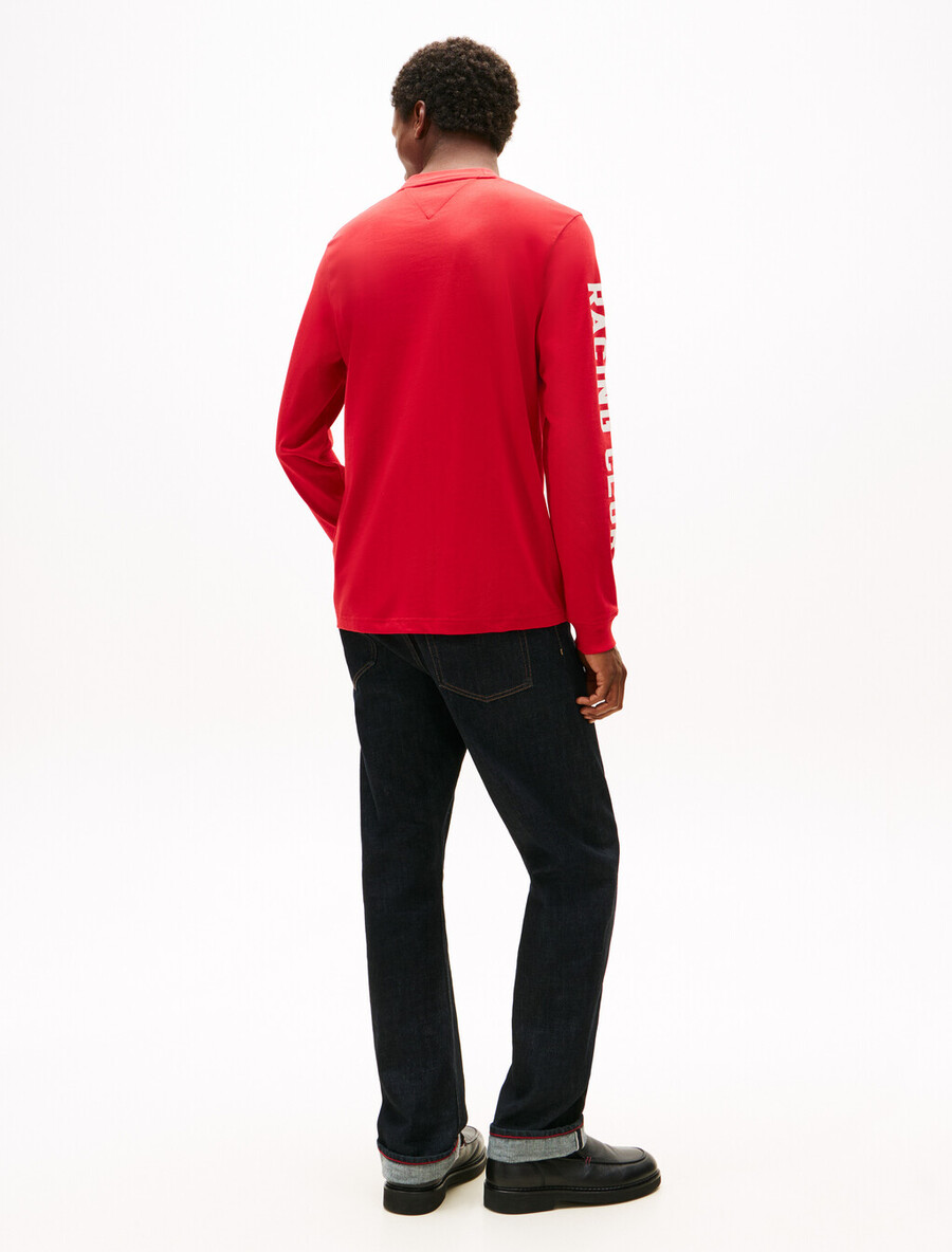 langarm-t-shirt mit grafikprint