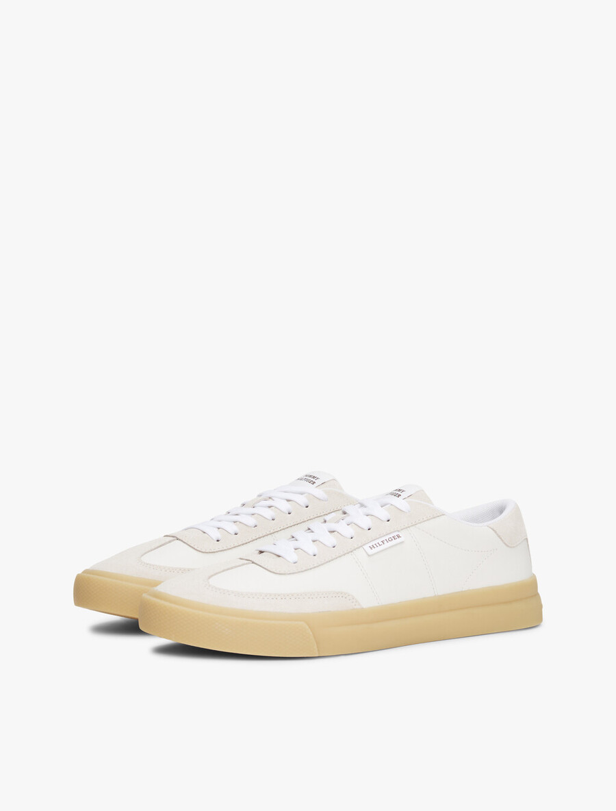 sommer-sneaker mit cupsohle niedrig geschnitten