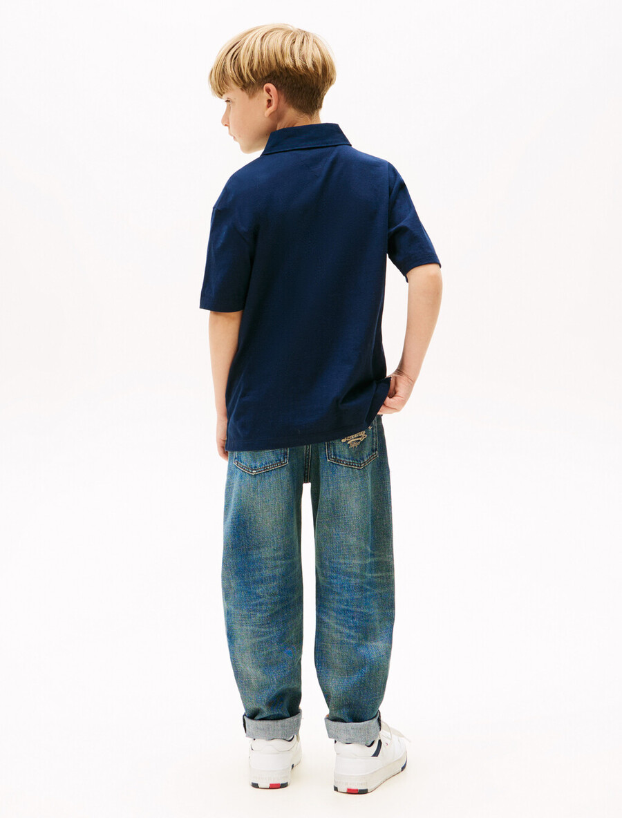 boys archive mixed graphic polo