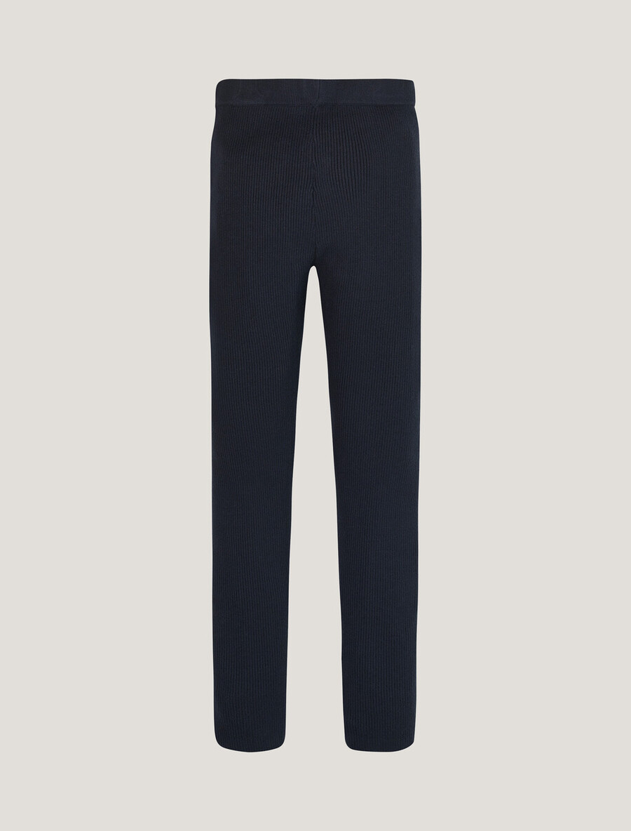 mädchen-leggings aus rippstrick
