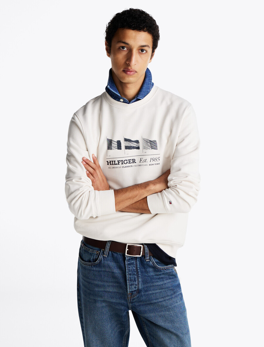 hilfiger flags sweatshirt